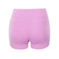 thumbnail image 3 of A2Y Women's Basic Solid Premium Cotton High Rise Bike Shorts Mauve L, 3 of 5