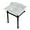 White, variant on Kingston Brass LMS30MOQ0 Viceroy 30" Carrara Marble Console Sink with Stainless Steel Legs (8-Inch, 3-Hole), Carrara Marble White/Matte Black