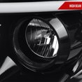 thumbnail image 4 of Switchback LED C-Bar Projector Headlights (Glossy Black Housing/Clear Lens) Made for and Compatible with 2006-2008 Dodge RAM 1500/ 2006-2009 2500 3500, 4 of 4