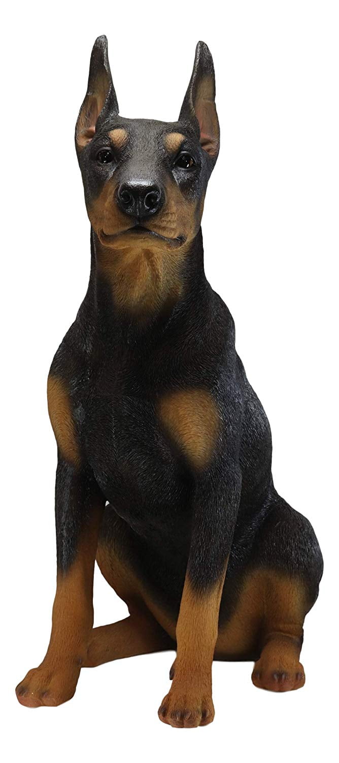 large doberman statue