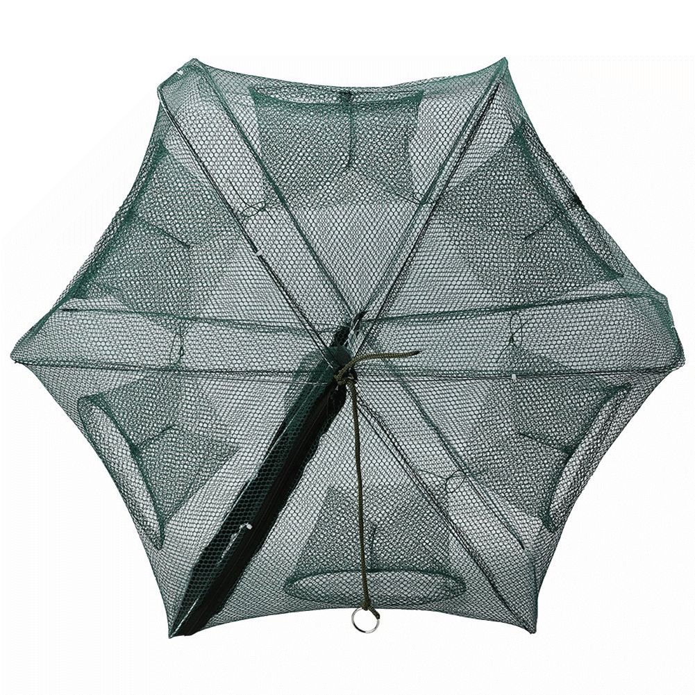 Umbrella Net Fishing Net Automatic Folding Fish Nets Hand Throw Shrimp Cage Set 
