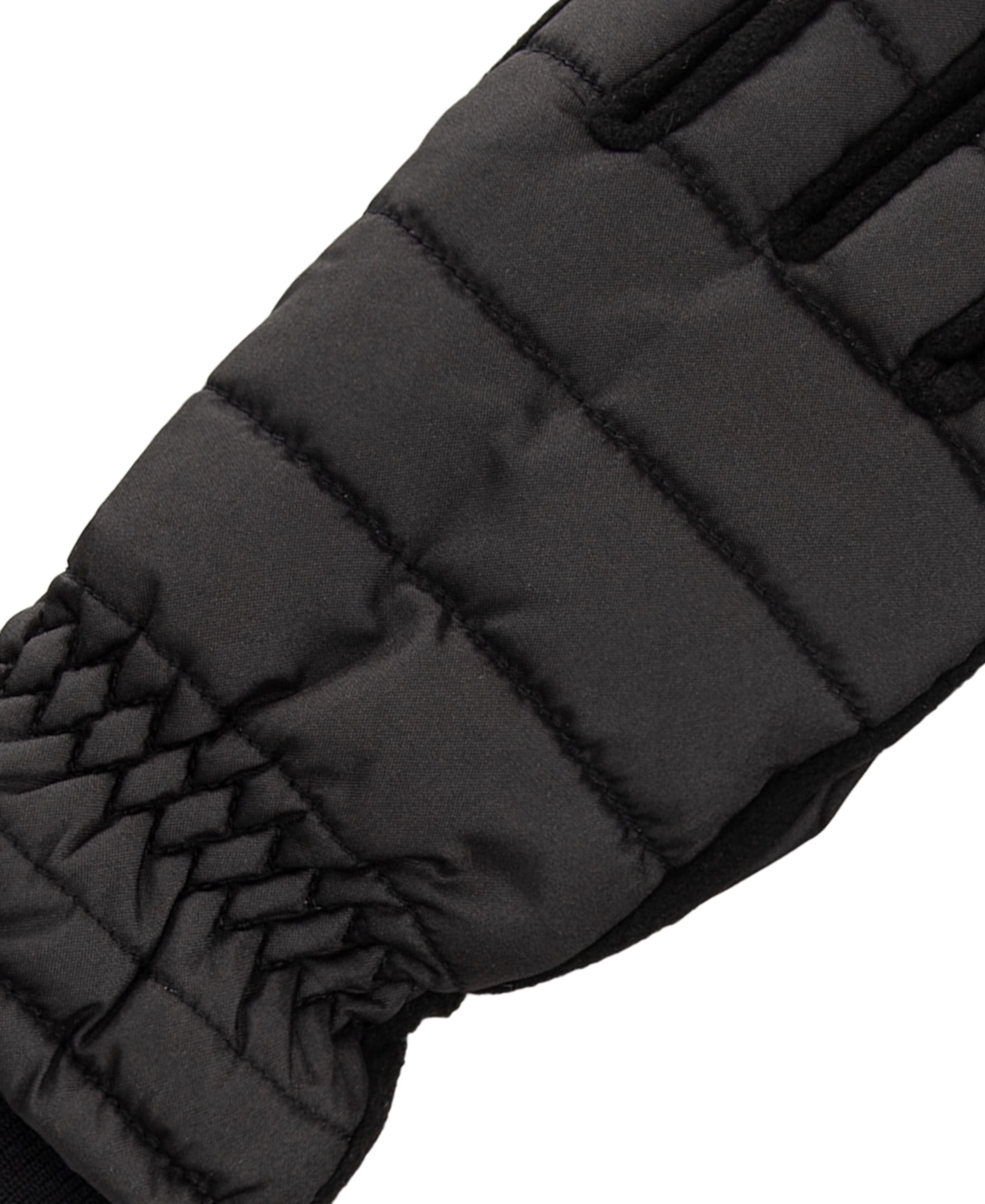 Isotoner Women's Fleece Insulated Gloves, Black, S/M