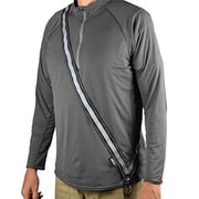 MOONSASH Fitted Reflective Gear for Walking at Night - Midnight Black XL | Running, Biking, Dog | Reversible & Comfortable Reflective Sash for Men & Women | US Patented | Stylish Vest Replacement!