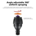 thumbnail image 5 of Lawn Sprinkler,Garden Watering Sprinkler,360 Degree Rotating Lawn Sprinkler Large Area Coverage - Adjustable, Weighted Gardening Watering System, 5 of 9