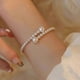 thumbnail image 1 of Elegant Stretch Pearl Bracelet for Women Wedding Jewelry Gift, 1 of 4