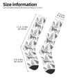 thumbnail image 5 of Daiia Sports Socks German Shepherd Dog Printed Novelty Crew Socks for Men Women Knee High Socks Cotton Socks Soft & Breathable Support Unisex Socks, 5 of 9