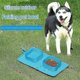 thumbnail image 3 of Cuenco de silicona para mascotas, mantel individual plegable para perros y perros, cuenco doble plegable, 3 of 5