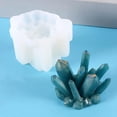 thumbnail image 2 of Resin Crystal Crystal Cluster Silicone Resin Epoxy Resin Casting for Home Decoration DIY Craft Ornament , 7.5x5.5x5.5cm, 2 of 8