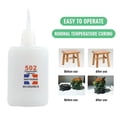 thumbnail image 3 of 502 Super Glue, 40ml Quick Dry Cyanoacrylate Adhesive, Universal Strong for Leather, Rubber, Metal Crafts, 3 of 8