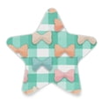 thumbnail image 2 of Star Night Light Auto On/Off Plug-in Wall Light with Light Sensor Warm White LED for Home Party Pastel Green and Peach Bows, 2 of 6