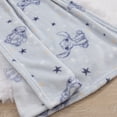 thumbnail image 4 of Stitch Allover Print Baby Blanket, Unisex, Blue, 4 of 7