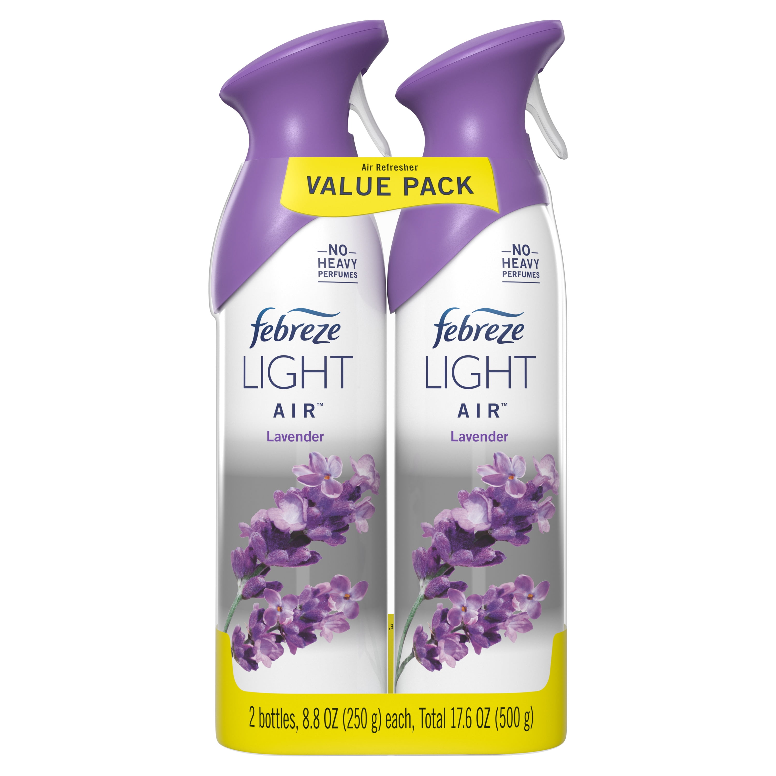 Febreze Light OdorEliminating Air Freshener Spray, Lavender, 2 Ct