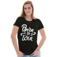 thumbnail image 3 of Born Win Winner Victory Motivation Womens Slim Fit Graphic Tee Brisco Brands X, 3 of 5