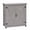 Gray, variant on Potting Bench with Storage Cabinet and Metal Table Top, Outdoor Work Station Table for Patio, Garden, Deck, Solid Hemlock Wood Storage Cabinet with Shelves and Rust-Resistant Metal Top, Gray