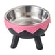 thumbnail image 2 of Comedero para perros y gatos de acero inoxidable, antideslizante, con patas altas, estructura metálica, fácil de transportar, ideal para la oficina. Base antideslizante de dos niveles., 2 of 9