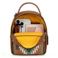 thumbnail image 5 of Wrangler Mini Backpack Aztec Back Pack Purse for Women, Brown, 5 of 7