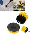 thumbnail image 4 of Drill Brush Set, Power Scrubber Cleaning Kit, 3 Different Sizes Yellow Multi-functional For Cleaning House, 4 of 8