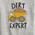 thumbnail image 3 of Instant Message - Dirt Expert - Toddler & Youth Crewneck Fleece Sweatshirt, 3 of 6