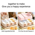 thumbnail image 4 of Moldes de silicona para paletas heladas con forma de coche para niños: molde de silicona de grado alimenticio para paletas heladas caseras, bandeja para cubitos de hielo con forma de animal co, 4 of 6