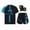 Light Blue&Black, variant on TiaoBug 3 Pcs Kids Boys Boxer Boxing Outfits Short Sleeve Shirt with Shorts and Boxing Gloves Set Blue 10