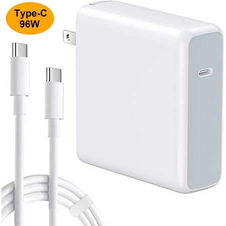 96W Type C Charger Fast Charging Compatible with Apple MacBook Pro 16 15 14 13 inch/MacBook Air 13 inch/iPad Pro 12.9 11 inch/Nintendo Switch