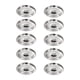 thumbnail image 2 of 10 piezas de tapas de acero inoxidable para utensilios de cocina, tapas de repuesto para mini sartenes con asa para recipientes de almacenamiento, 14 cm, 2 of 9