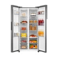 thumbnail image 3 of Refrigerador Midea Automático Side By Side Inverter Quattro Bru Steel 17 Pies Cúbicos con Wifi, 3 of 7