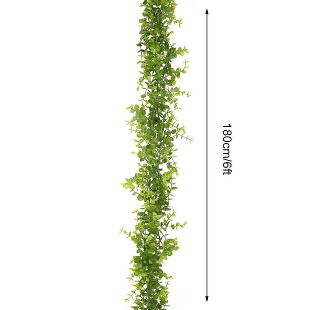 Betylifoy Guirlande De Fleurs D'Eucalyptus Artificielle 2 Pièces Avec Baies De Vigne De Fleur De Rose Guirlande De Verdure D'Eucalyptus Pour Décor De Fête De Table D'Arche De Mariage (Blanc