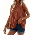 thumbnail image 2 of Swiss Dots Patchwork Women Sleeveless Tank Tops Camisole, 2 of 5