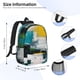 thumbnail image 5 of Disketp Abstract Brushstrokes Green Blue Mochila Escolar de 15 Pulgadas, Mochila Ligera para Estudiantes, Viajes y Trabajo, Cómoda y Resistente para el Uso Diario, 5 of 6