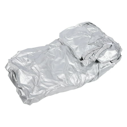 Raindrops 1Set Heavy Duty Golf Car Cover for Passenger Golf Cart Waterproof Silver Color L Shape