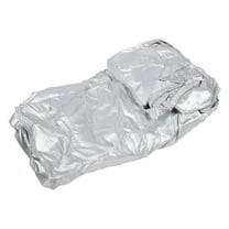 Raindrops 1Set Heavy Duty Golf Car Cover for Passenger Golf Cart Waterproof Silver Color L Shape