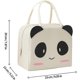 thumbnail image 3 of Cute Cartoon Panda Lunch Bags For Kids Reusable Insulated Lunch Box Female White Collar Nurse Student Office Worker Lunch Tote Bag, 3 of 5