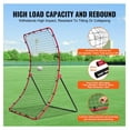 thumbnail image 5 of Baseball Softball Rebounder Net 4x5.5ft - Pitchback All Angle Fielding Practice Net - Portable Training Aid for Catching, Throwing, Pitching, 5 of 7