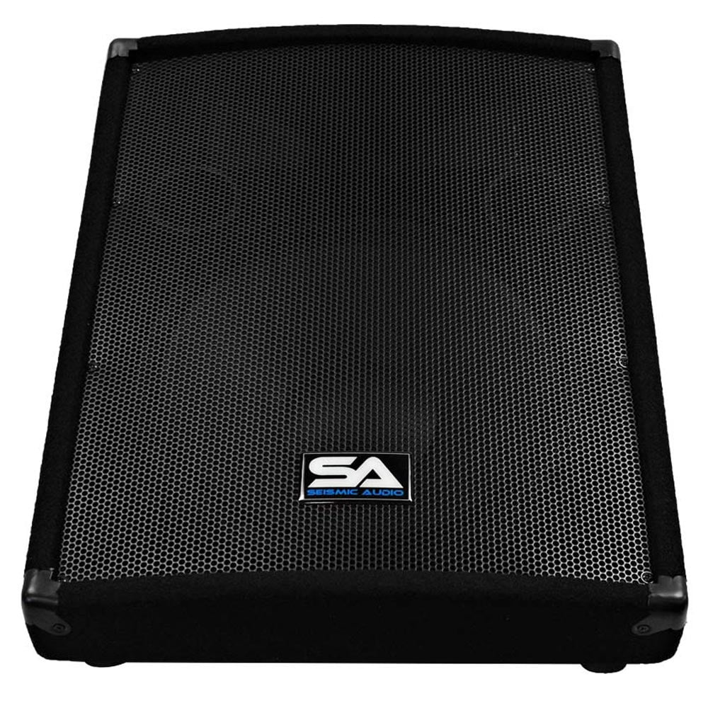 Seismic Audio SA-15M 2-way Indoor Floor Standing Speaker, 250 W RMS, Black