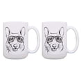 thumbnail image 1 of ThisWear Cool Dog Mugs Corgi Wearing Sunglasses Dog Gift Set 2 Pack Gift 15oz Coffee Mugs, 1 of 4