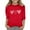 Red, variant on Hienoo Toddler Girls Valentine's Day Tshirt Hearts Print 3/4 Sleeve Crew Neck T-Shirt Tee