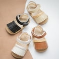 thumbnail image 3 of HsdsBebe Baby Girls Sandals Infant Open Toe Tassels Summer Shoes for Newborn 3-18 Months, 3 of 7