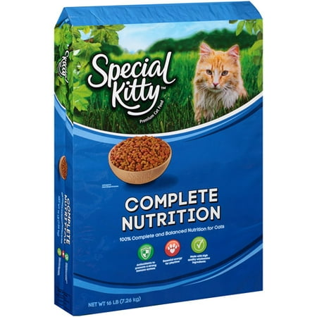 Special Kitty Premium Original Cat Food, 16 lb - Walmart.com