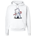 thumbnail image 2 of Inktastic Candycane Cutie Westie Adult Hoodie Sweatshirt, 2 of 4