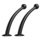 thumbnail image 1 of 1 par de ventosas de silicona para casco, con forma de antena y tentáculos, para decorar cascos de motocicleta (par de tentáculos negros), 1 of 7