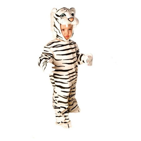White Plush Tiger Costume Child Infant