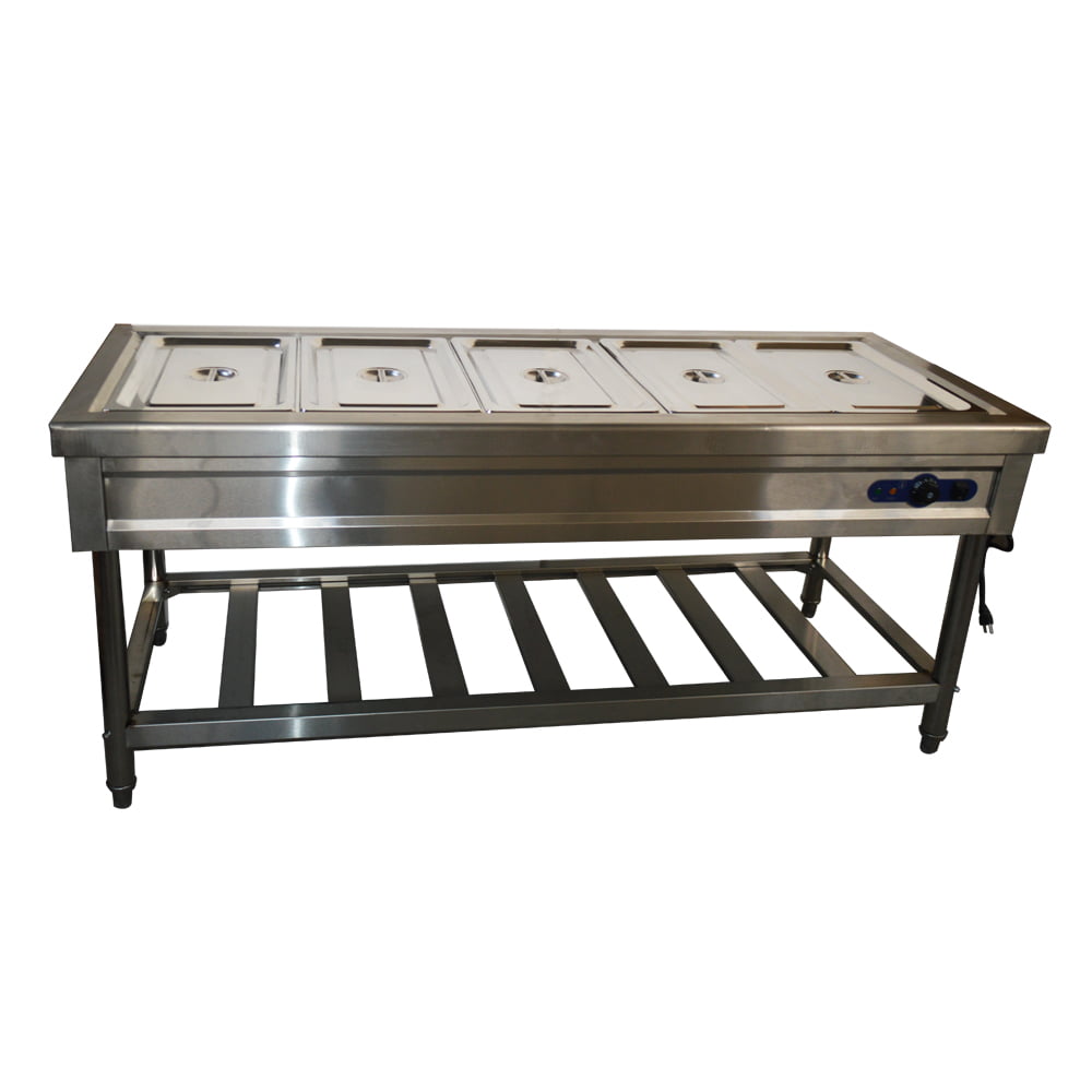 Details about   3-Pan Propane Gas Bain-Marie Buffet Food Warmer Steam Table 34'' US 