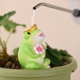 thumbnail image 5 of 1 Pack Plant Watering Devices, Frog Shape Resin Watering Spikes, Vacation Self Watering Planter Insert, Automatic Plant Waterer for Indoor Outdoor Plants ,5.91 in., 5 of 6