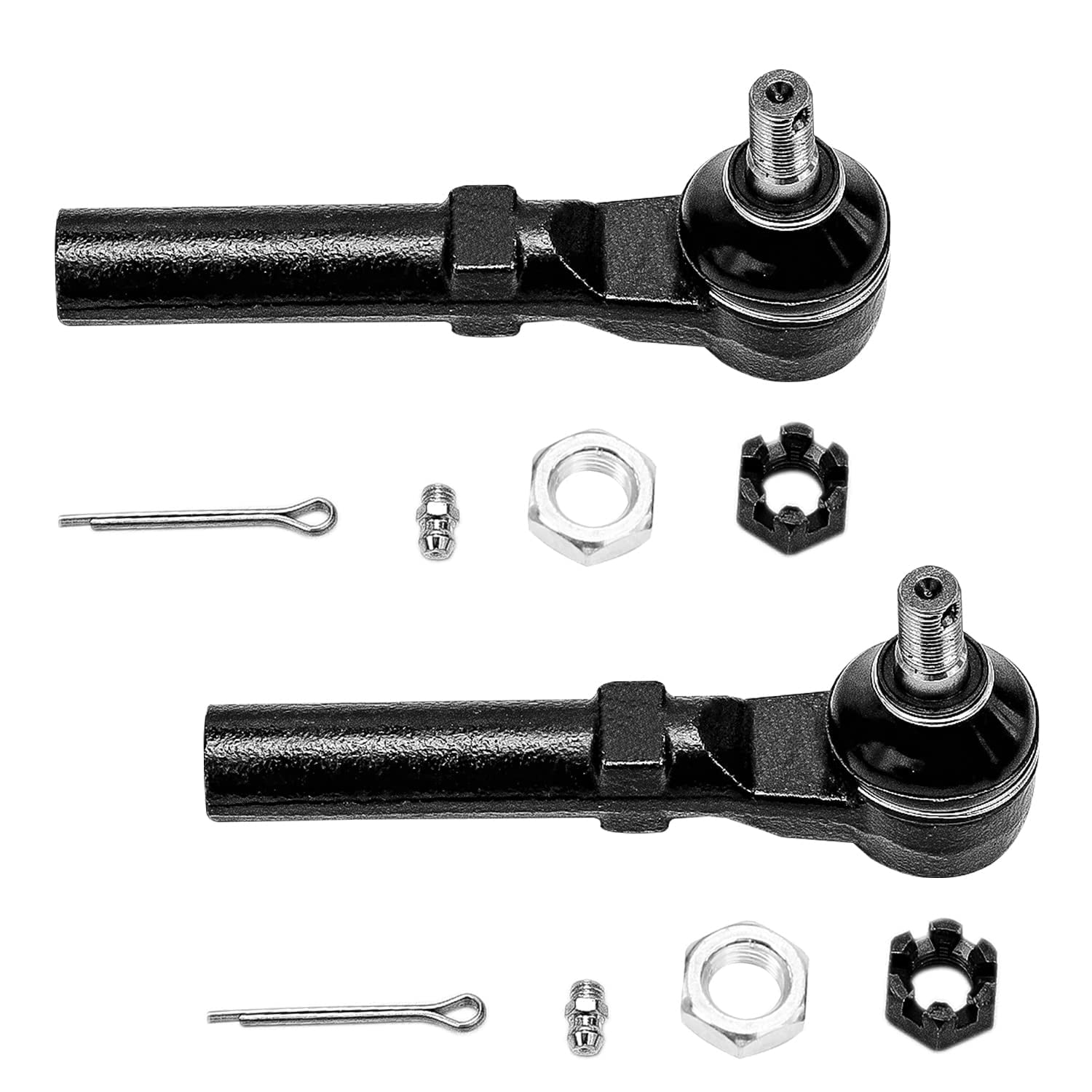 Detroit Axle - Front Lower Control Arms w/Ball Joints Sway Bar End Links Inner Outer Tie Rod Ends Replacement for 2014-2018 Subaru Forester - 8pc Set
