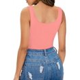 thumbnail image 3 of GFDYREE Women's Mock Turtle Neck Long Sleeve Tops Bodysuit, 3 of 7
