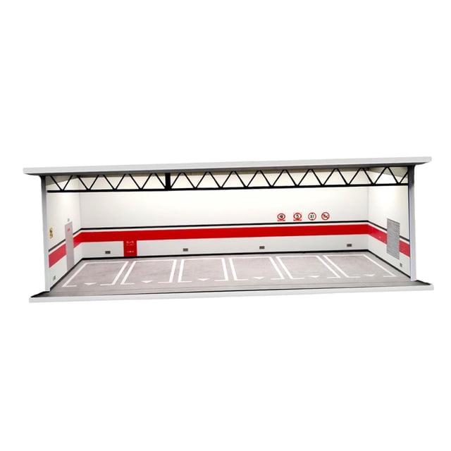 Esquirla Vitrine pour Modèle de Voiture à l'Échelle 1/64 avec Lumières Collection Protection Réaliste