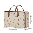 thumbnail image 3 of Hometravel Extra Large Storage Tote Bag, Durable Zippered Carrier for Clothes and Blankets, Reinforced Handle Bag for Travel, Home Organization for Seasonal Items, 3 of 7