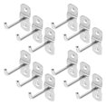 thumbnail image 2 of 12Pcs Heavy Duty Pegboard Hooks Silver Metal for Garage Storage, 2 of 8