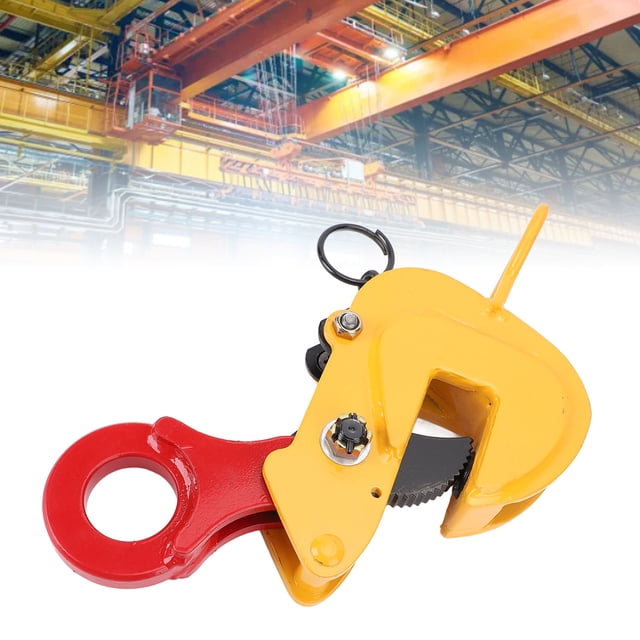 Horizontal Plate Clamp, Sheet Metal Lifting Clamp User Friendly Low Carbon Steel Heavy Duty Rugged for Steel Plate Cutting